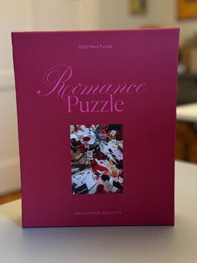 Piecework Puzzles "Romance Puzzle" 1000 Piece Jigsaw Puzzle-COMPLETE!